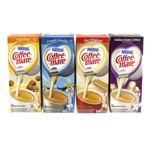 Coffee Mate Liquid Coffee Creamer, French Vanilla/Hazelnut/Italian Sweet Cream/Original